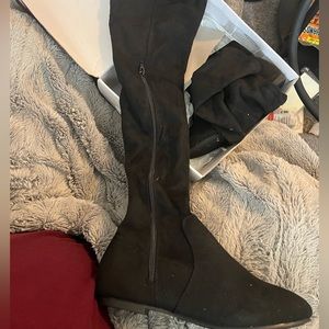 Knee High Suede Boots